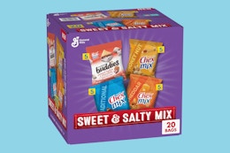 Chex Mix 20-Count Snack Pack, as Low as $6.79 on Amazon ($0.34 per Bag) card image