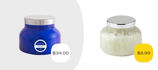 capri blue vs aldi dupe graphic