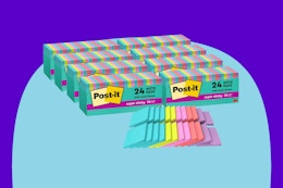 Get 192 Post-it Super Sticky Note Pads for Under $25 on Amazon card image