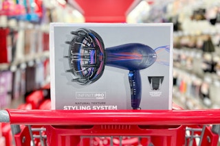 Conair Texture Hair Dryer Styling System in Target shopping car in haircare isle in stores