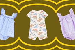 Target Carter's baby rompers