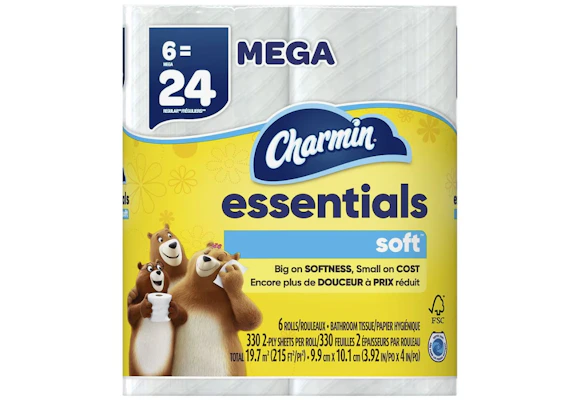 4 Charmin Toilet Paper Packs