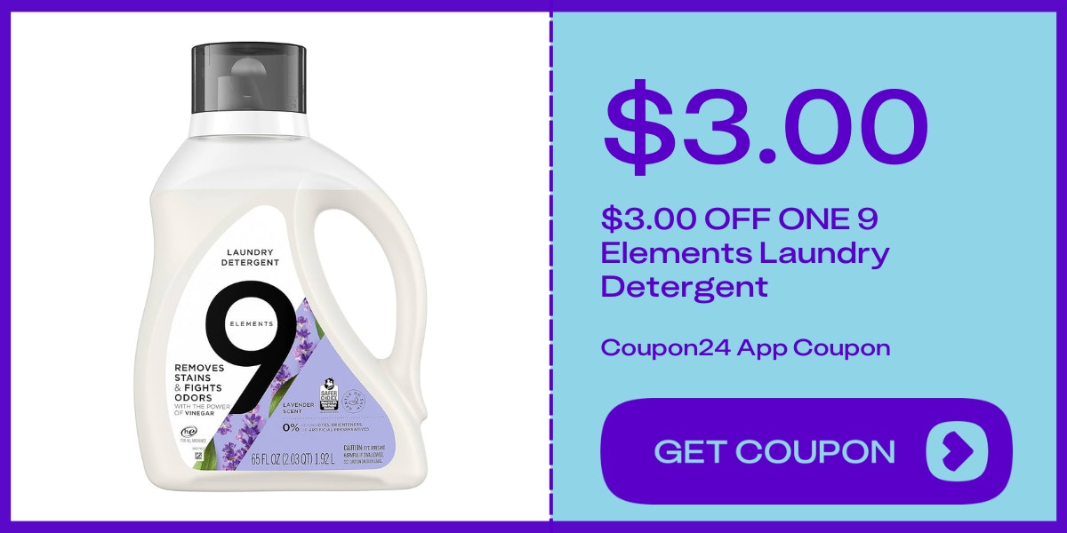 9 elements laundry detergent