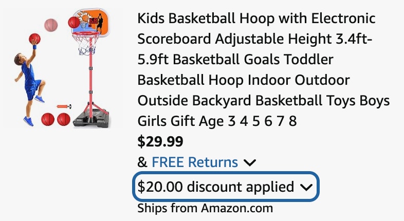 Kids' Basketball Hoop