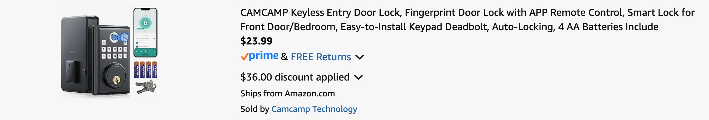 Amazon Keyless Entry Door Lock 2025 2