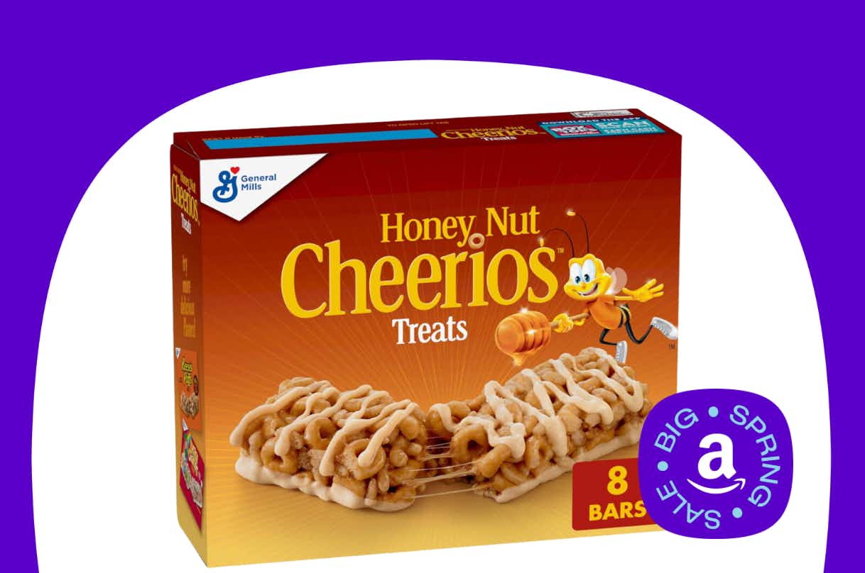 General Mills Cheerios 8-Count Cereal Snack Bars, as Low as $1.69 on Amazon
