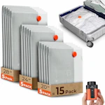 Vacuum Storage Bags 15-Pack