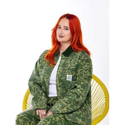 Unisex Graphic Work Zip-Up Jacket
