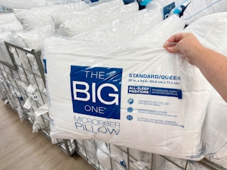 the big one pillow in store