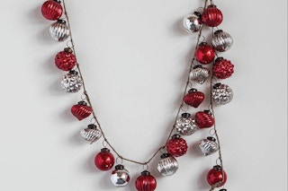 mercury glass garland