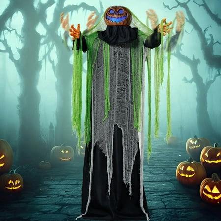 Halloween Animated Pumpkin Ghost