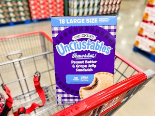 costco Smuckers Uncrustables 18-Count in cart