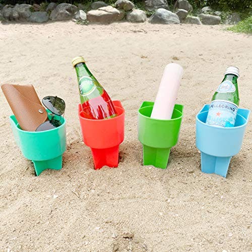 Beach Cup Holders 4-Pack