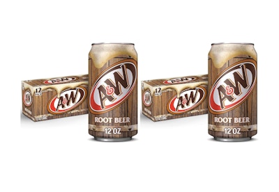 A&W Root Beer Cans, 12 ct 2 pk