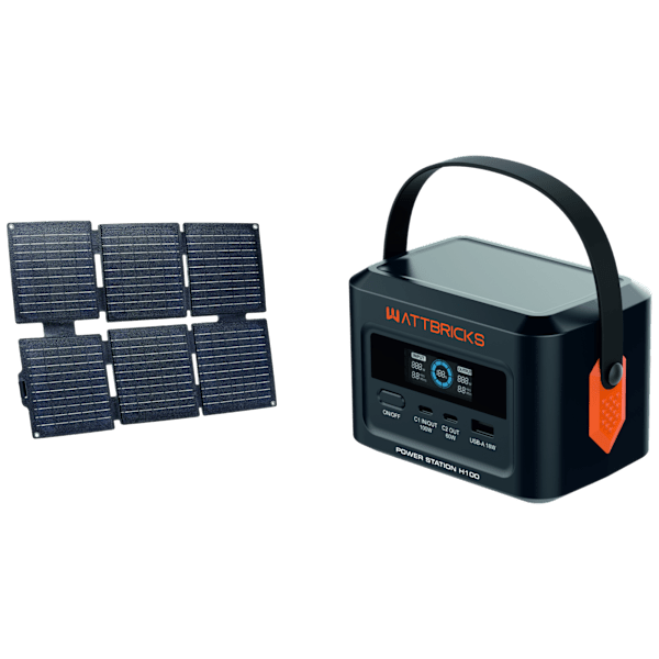 Portable Power Station and Solar Panel