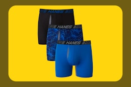 Hanes Men's X-Temp Boxer Briefs Set, Just $10 at Walmart card image