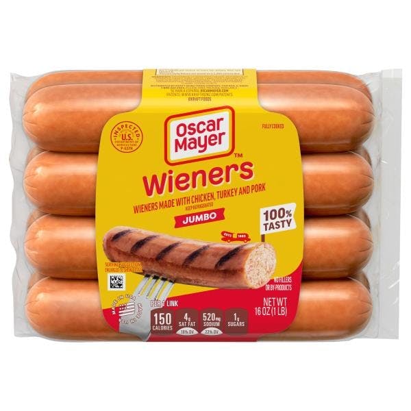 2 Oscar Mayer Hot Dog Packs