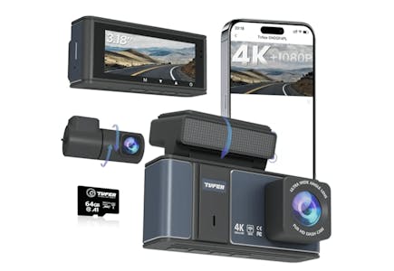 Front and Rear Dash Camera
