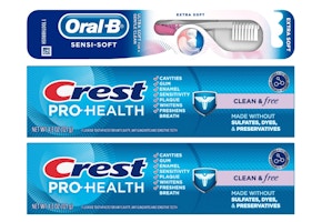 2 Crest + 1 Oral-B
