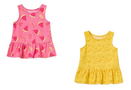 Okie Dokie Toddler Round Neck Tank Top