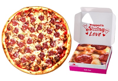 Way To Celebrate Pizza Blanket Gift Set