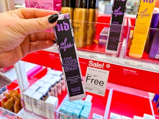 hand holding bogo ulta minis at target