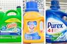 collage with gain, arm & hammer, and purex