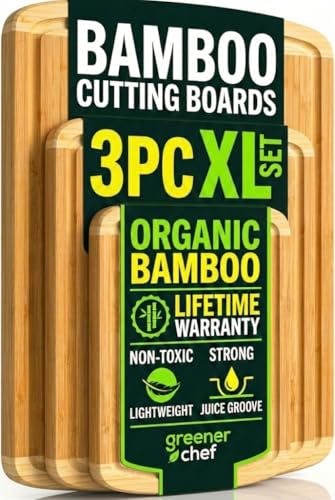 Bamboo Cutting Board Set