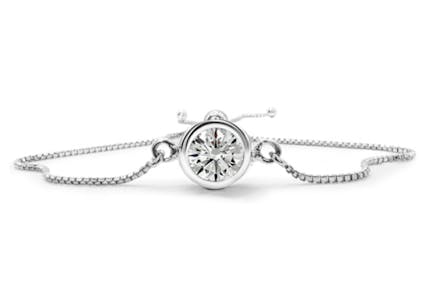 Moissanite Bolo Bracelet