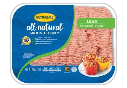 2 Butterball Ground Turkey Trays