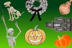 7 seasonal/halloween decor items