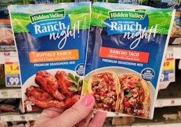 Hidden Valley Ranch Night Seasoning Packets, Only $0.99 at Kroger