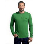 Men's Thermal Henley Shirt