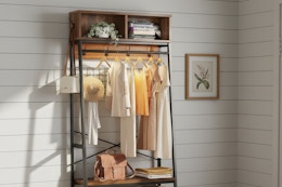 farmhouse style hall tree