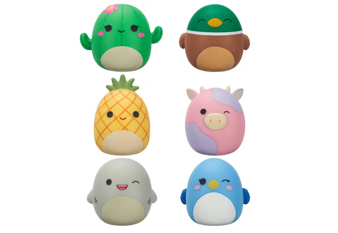 2 Squishmallows Squooshems Toys