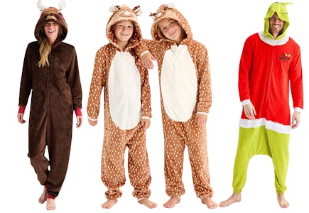 One-Piece Holiday Pajamas