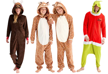 One-Piece Holiday Pajamas