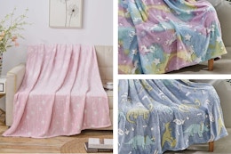 Glow-in-the-Dark Blankets, Just $15 With Our Code at Zulily (Reg. $30) card image