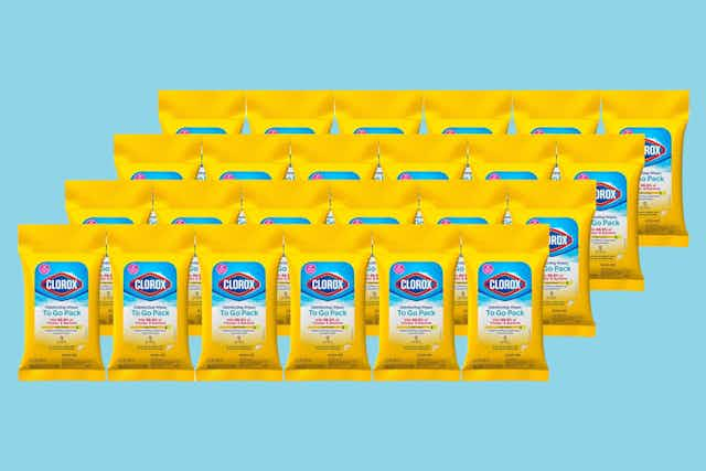 Clorox To Go Disinfecting Wipes 24-Pack, as Low as $11.03 (Reg. $24) card image