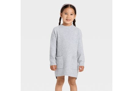 Cat & Jack Toddler Crewneck Dress