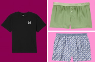 collage of pajamas from PINK