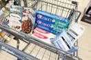 walgreens groceries in shopping cart