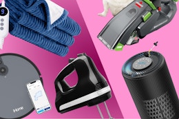 electric blanket, iHome robot vacuum, KitchenAid hand mixer, Bissell vacuum, air purifier