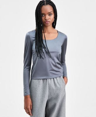 Women's Shine Scoop-Neck Top