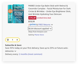 MAREE UNDER EYE BALM STICK