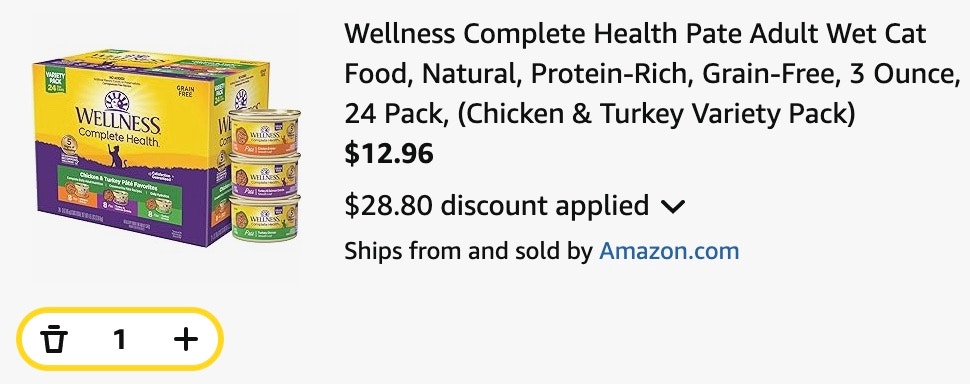 wellness cat food