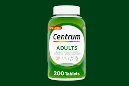 a bottle of vitamins