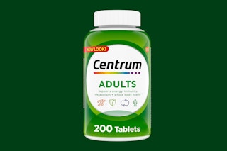 a bottle of vitamins