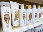 pantene hair care products on walgreens shelf