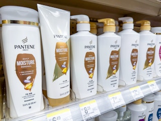 pantene hair care products on walgreens shelf